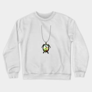 Turtle Marine Life Pendant Crewneck Sweatshirt